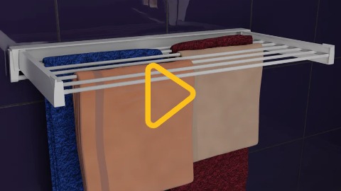 Настінна сушарка для одягу, що висувається